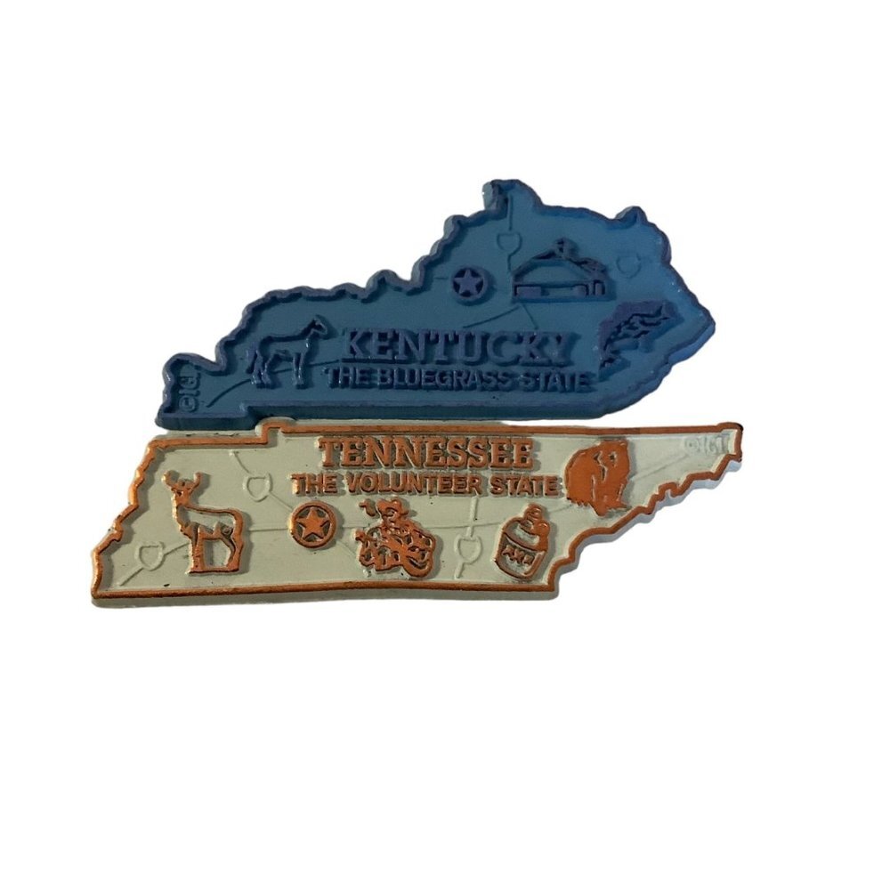 Kentucky and Tennessee The Bluegrass‎ & The Volunteer State Souvenir Magnets